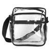 Clr Shoulder Bag Fashion Lightweight Large Capacity PVC Transparent Shoulder Bag for Travel Concerts Sports Events