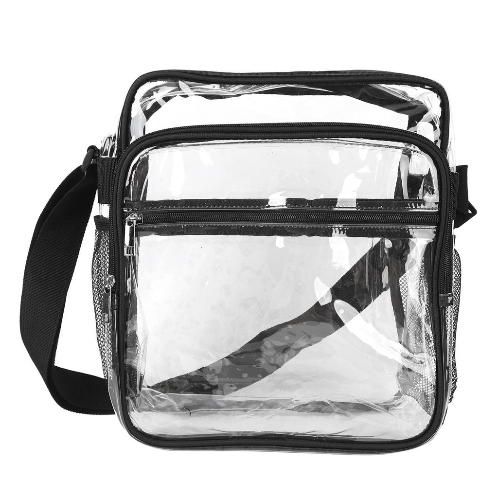 Clr Shoulder Bag Fashion Lightweight Large Capacity PVC Transparent Shoulder Bag for Travel Concerts Sports Events