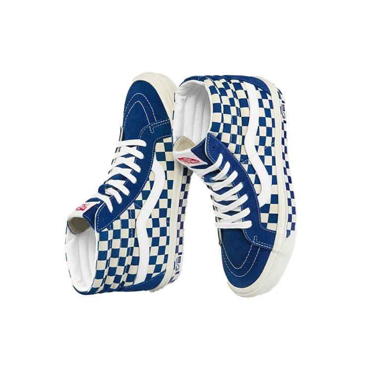 Vans Style 38 Checkerboard Blue/White VN0A38GF2U8