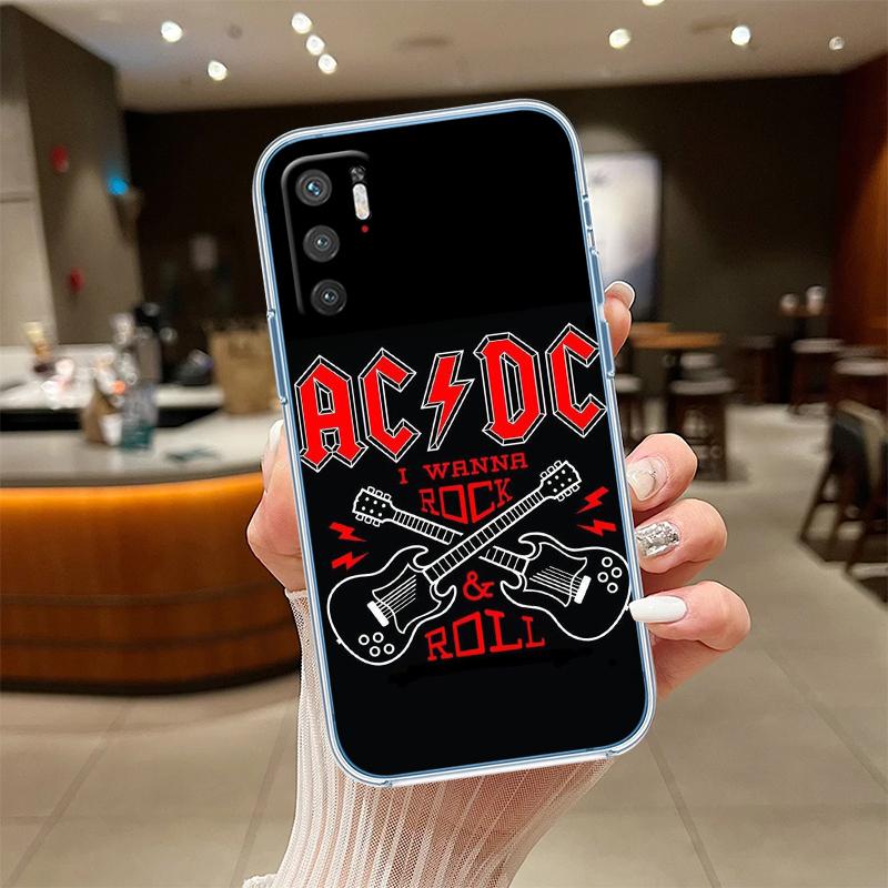 RE1 A-acdc Transparent Phone Case for LG K22 K30 K40 K40S K41 K42 K50 K50S K51 K51S K52 K61 K62 K71 K92 Q60 Q61 V40 V50 V60