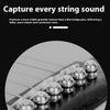6Pcs Guitar Strings Nail Metal Acoustic Guitar Bridge Pins Brass Fixed Cone Pins String Nut Nails For Guitar Parts Replacement