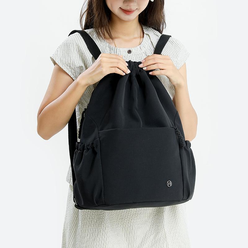 Outdoor Drawstring Backpack Women's Large Capacity Sports Backpack