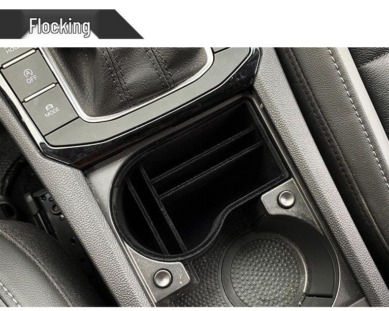 2019 Sagitar Cup Holder Storage Tray - Interior Slot Flock Box Modification