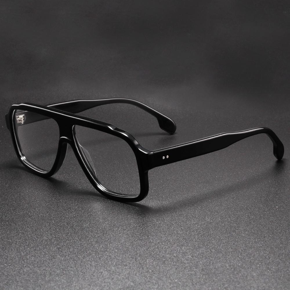 

Handmade Acetate Glasses Frame for Men High Quality Oversize Square Eyeglasses Frame Women Retro Luxury Brand Designer Eyewear