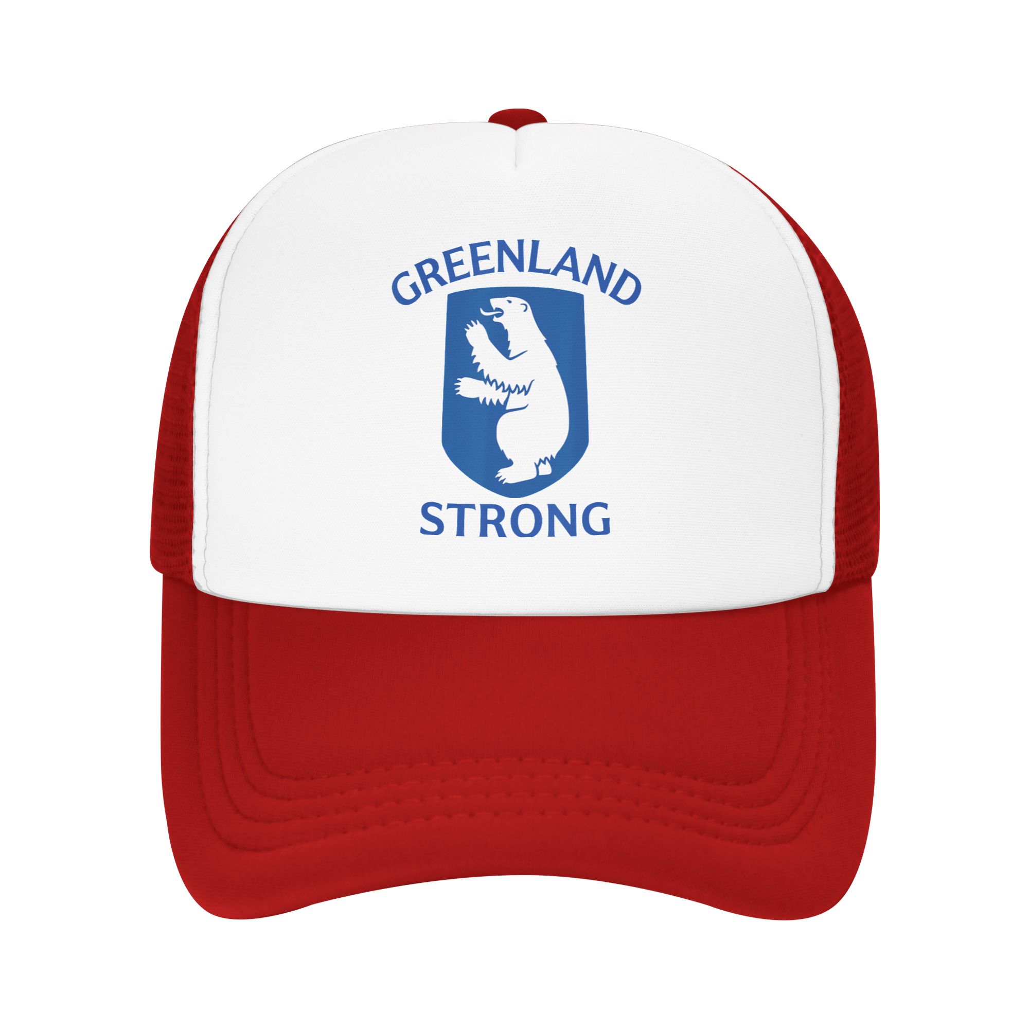 

Summer Mesh Sun Hats Greenland Strong Polar Bear Pride Protest Summer Baseball Cap Hip Hop Hats FeUnisex Unisex Print Baseball Caps One Size