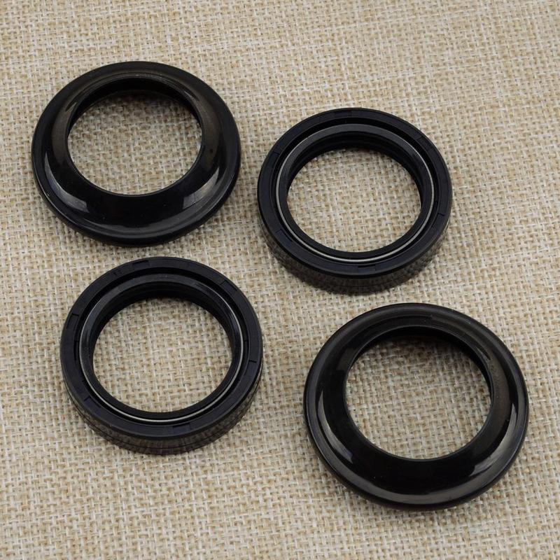 

Комплект сальников вилки (маслосъемные колпачки и пыльники) 4 шт. Подходит для Suzuki GS500H GS500 GS550 GS500F