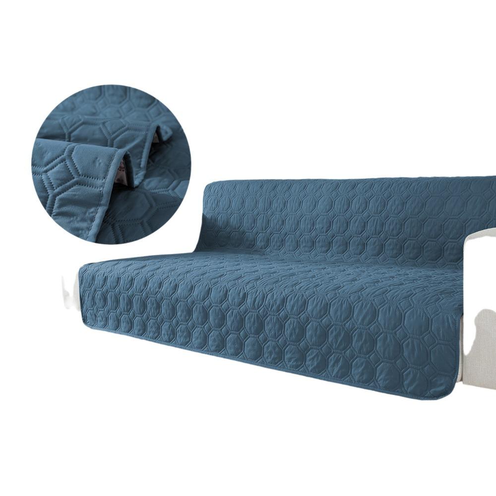 

Soft Sofa Cover Polyester Couch Slipcovers Furniture Protector Waterproof Mattress Living Room зелёный