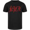 Slayer Logo Inspirierendes Print T-Shirt Lässiger Streetstyle Baumwoll-T-Shirt Geeignet für Metal-Fans