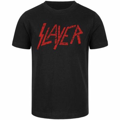 Slayer Logo Inspirational Print Tshirt Casual Street Style Cotton Tshirt Suitable For Metal Enthusiasts