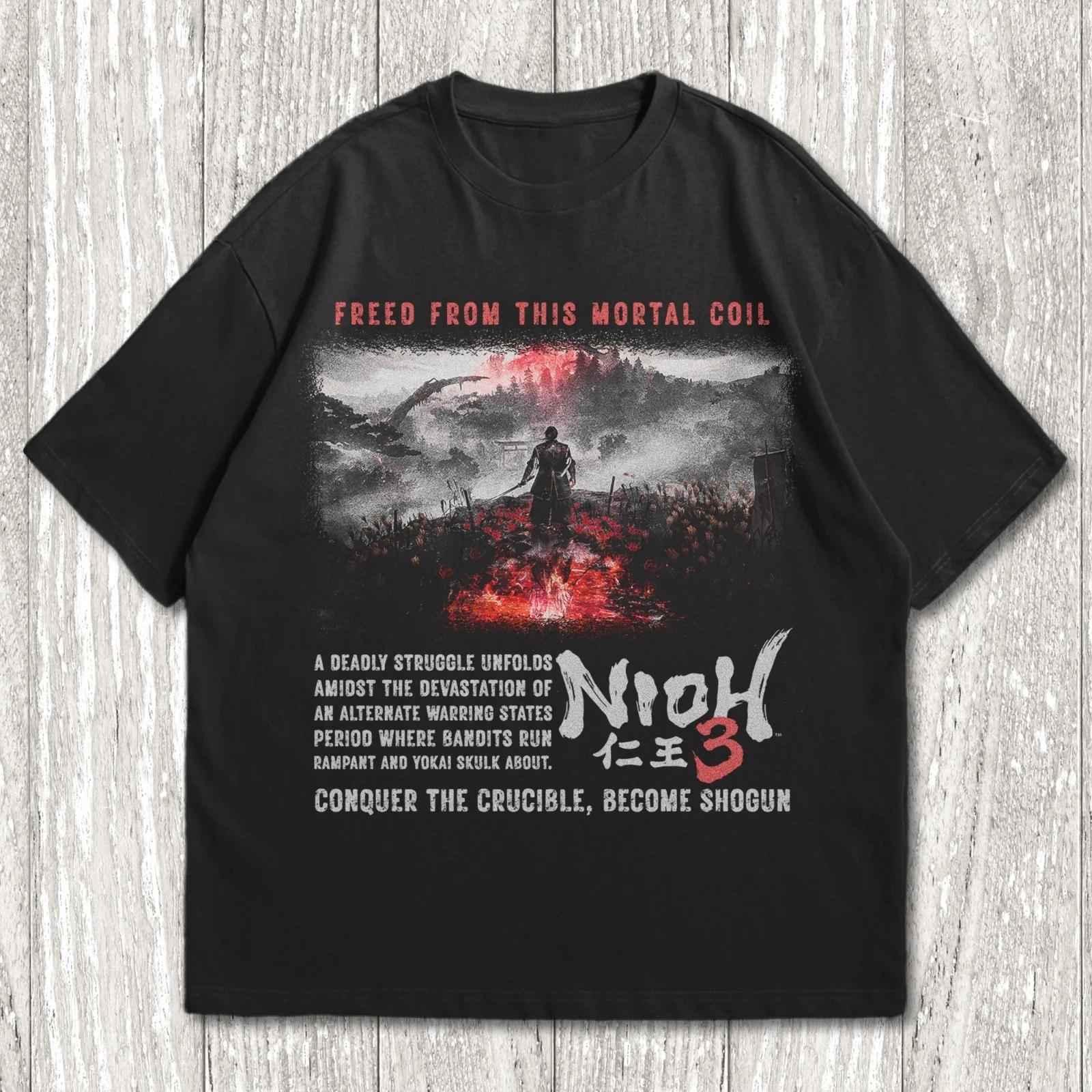

Nioh 3 Shirt | RPG Gamer gift, Unisex Softstyle T-Shirt | Comfortable Gaming Tee L