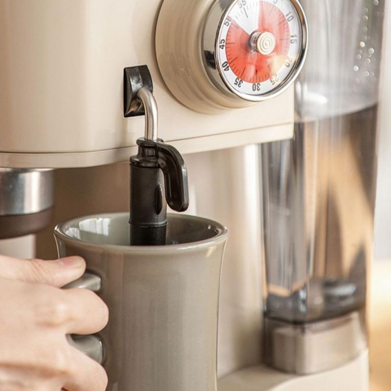 No Battery Mechanical Kitchen Timer Stainless Steel Visual Countdown Time Management For Cooking Baking Easy Operation