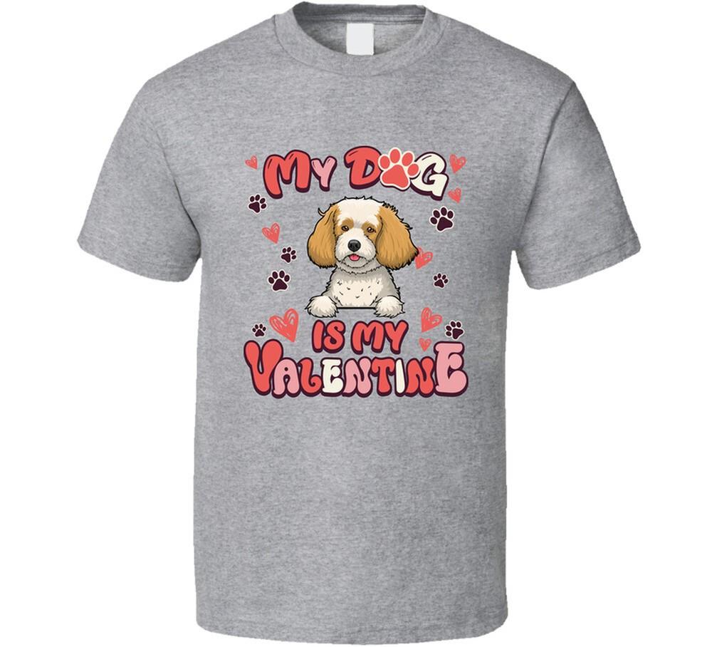 Cavachon My Dog Is My Valentine Funny T Shirt