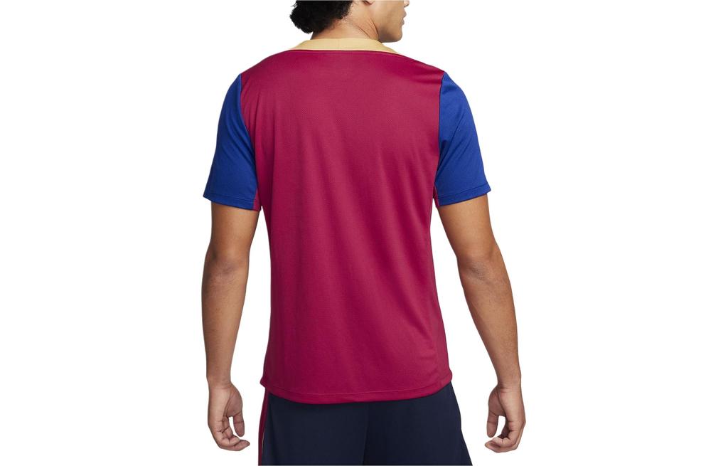 Nike Dri Fit Barcelona Club, Barça Fußball Ball Training Sport Kollektion T-Shirt Herren Rot FJ5439-621
