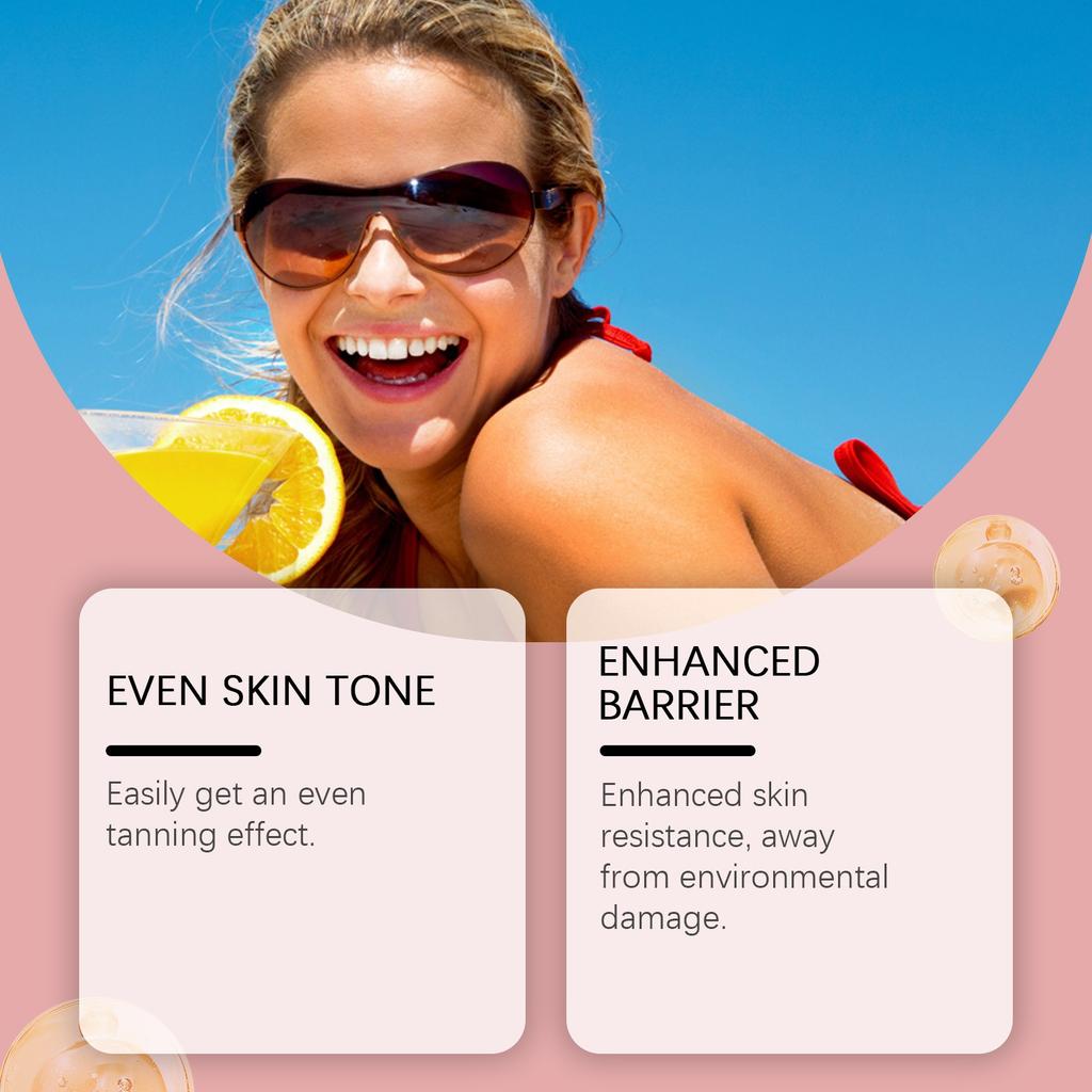 Tanning Black Self Black Waterproof Long-lasting Black Summer Beach Moisturizing 60ml