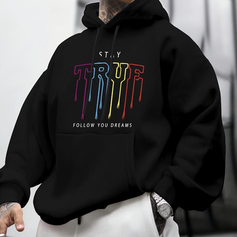 

Men s Slim Fit Hooded Sweatshirt, Anti-Wrinkle & Quick-Dry, Great for Business XXL чорний