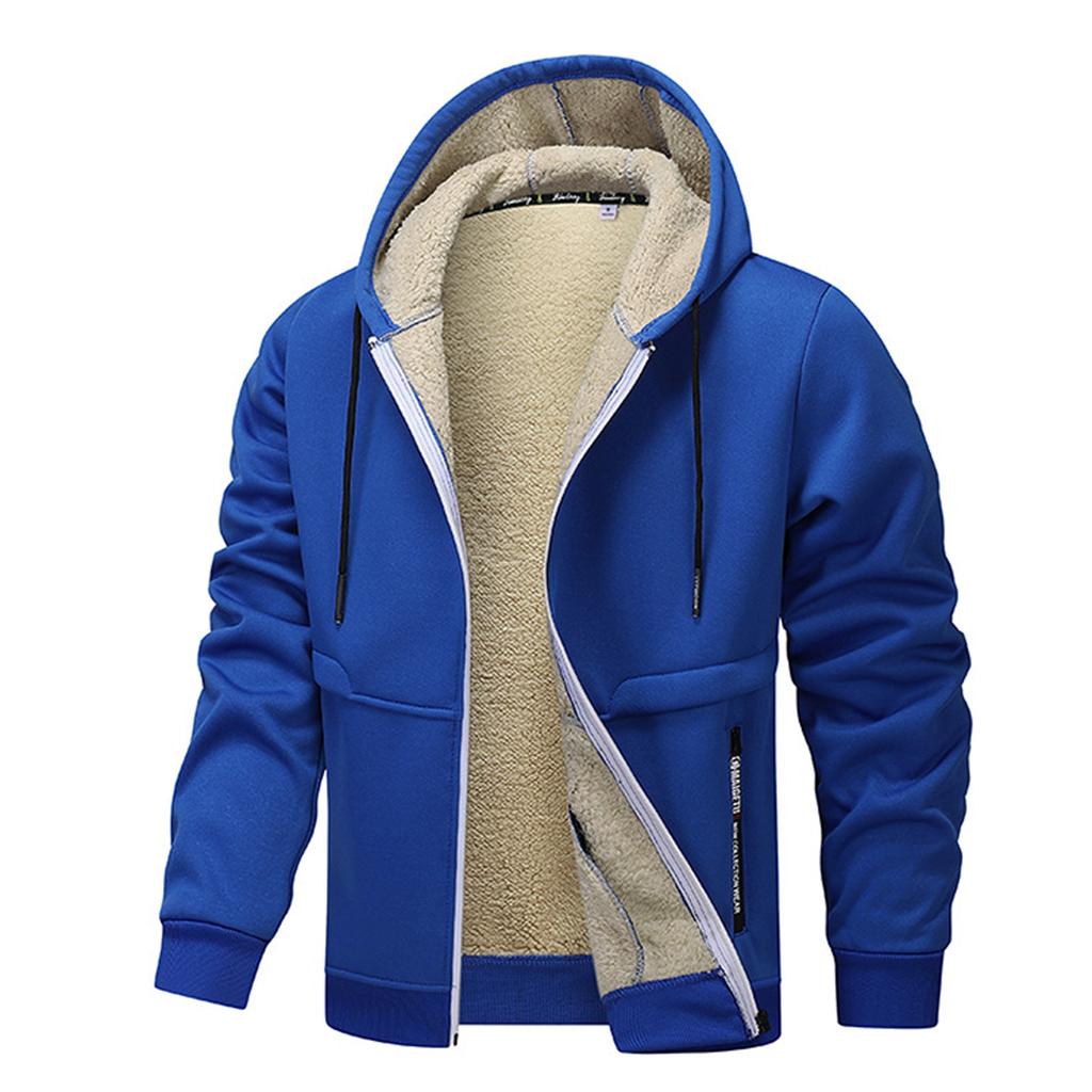 Men'S Zipper Jacket, Casual Retro Long Sleeved Cardigan Jacket