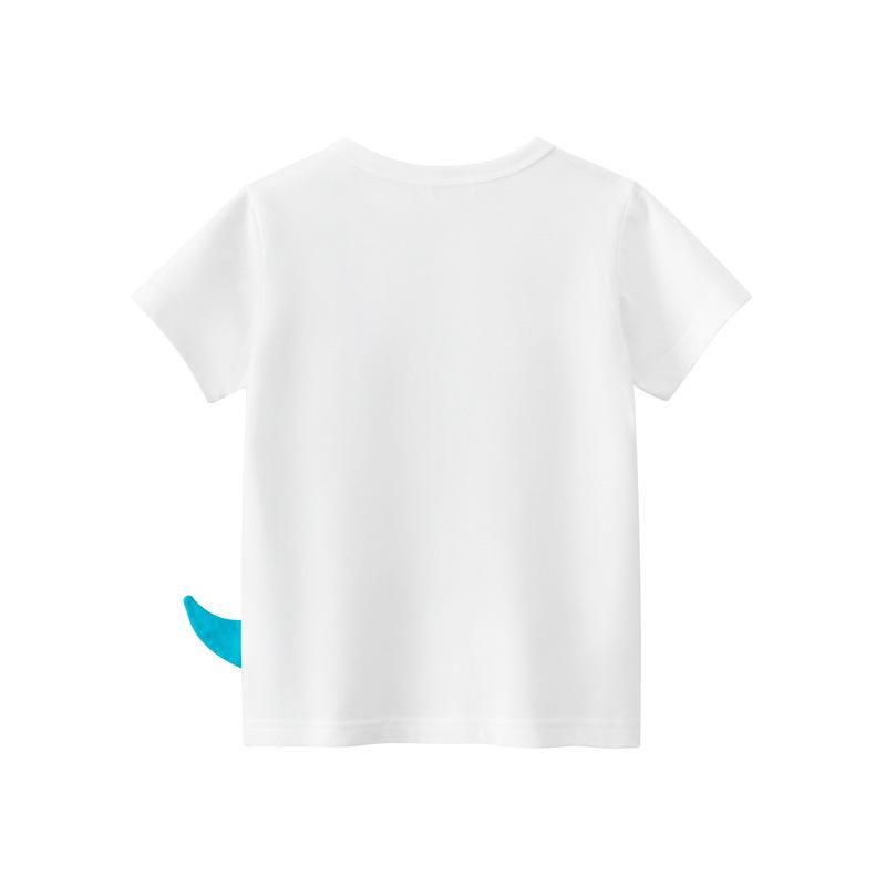 Children's clothing summer new children's short-sleeved T-shirt dinosaur cartoon baby boy clothes