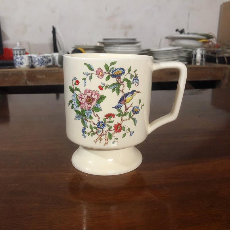 Nordic Flower Bone Porcelain Mug Latte Coffee Mug Modern Home Decoration Accessories Living Room Decoration Accessories 350ML 350ML