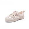 Cowhide version breathable retro German training shoes women's new lace-up contrasting color casual fashionable Forrest Gump sports shoes