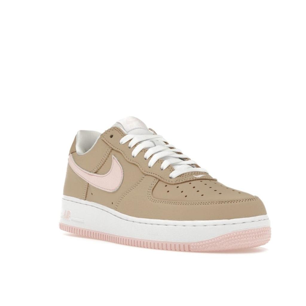 Nike Air Force 1 Low Retro Linen 2016 Kith Exclusive Unisex Sneakers Tan Atmosphere True-White 845053-201