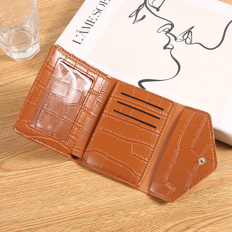 Korean Style Stone Pattern Large Capacity Multifunctional Wallet and Card Holder