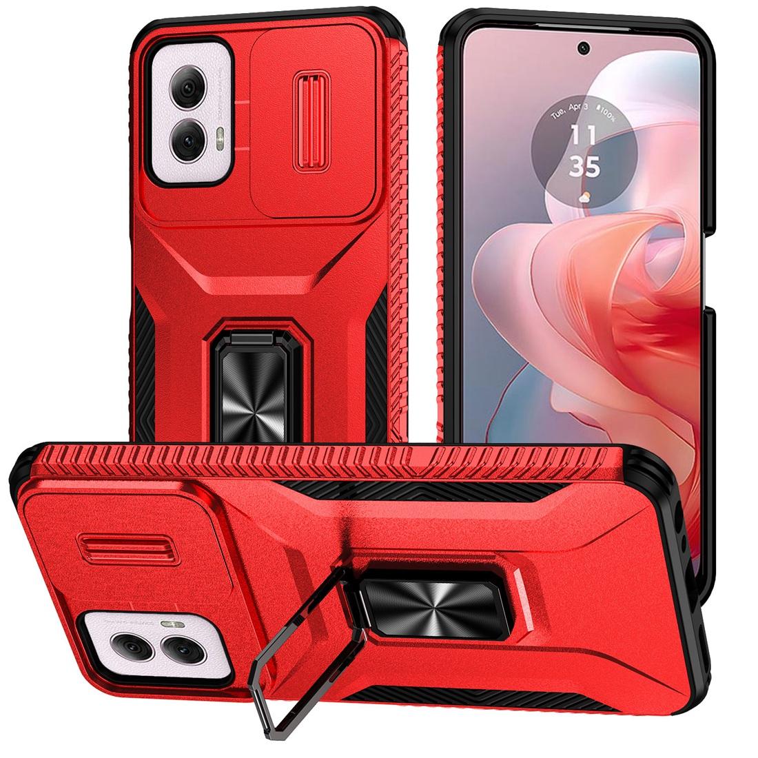 

Fit Moto G 5G Phone Case,With Kickstand+Camera Lens Protector Shockproof Case For Motorola Moto G Play 5G Cover Pc + tpu