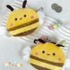 Cute Bee Plush Coin Purse for Kids Cartoon Animal Doll Money Bag Pendant Fashion Small Storage Bag for Office