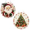 Rhinestone Painting Kit for Adults Christmas Kit, DIY Wreath Art Craft Adults, Double Decorative Pendant Making Sided Window Ornament, Acrylic Hanging