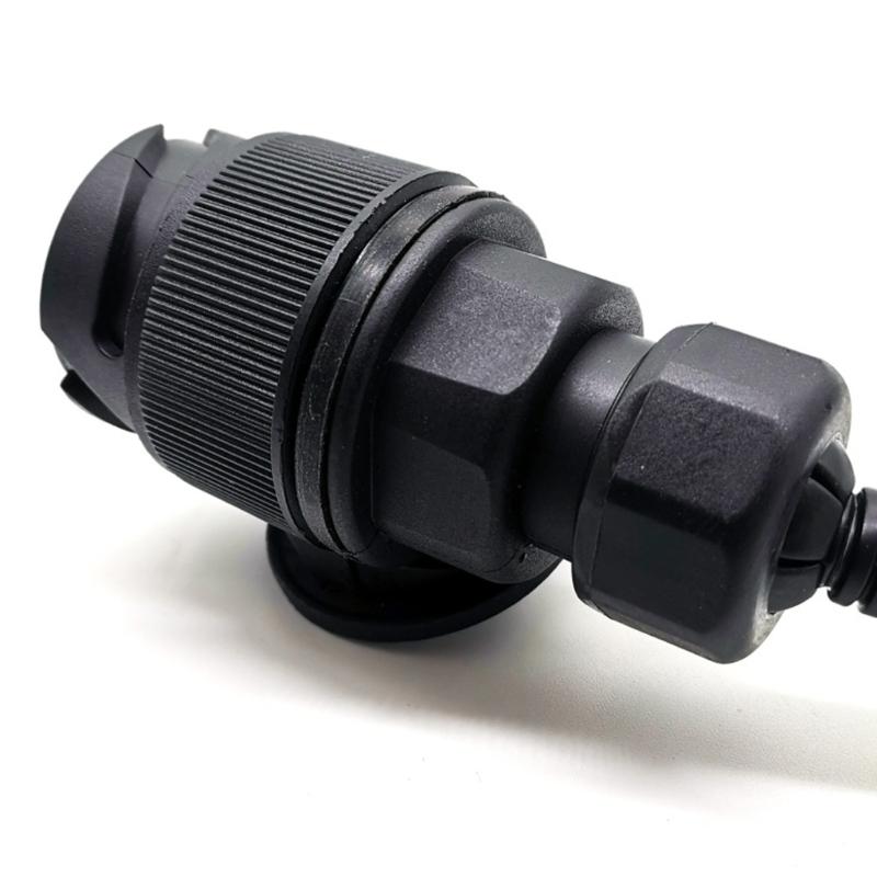 Trailer Electrical Part Adapter 12V Cable-Linked Design for Light Hookup, Towing Wiring Replacement, and 1 Pack Use