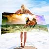 Grassland Horse Pattern Series Seaside Vacation Beach Towel Swimming Bath Towel Sports Towel