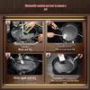 Sansigang Rust-Resistant Fine Iron Non-Coated Wok/Frying Pan with Lid