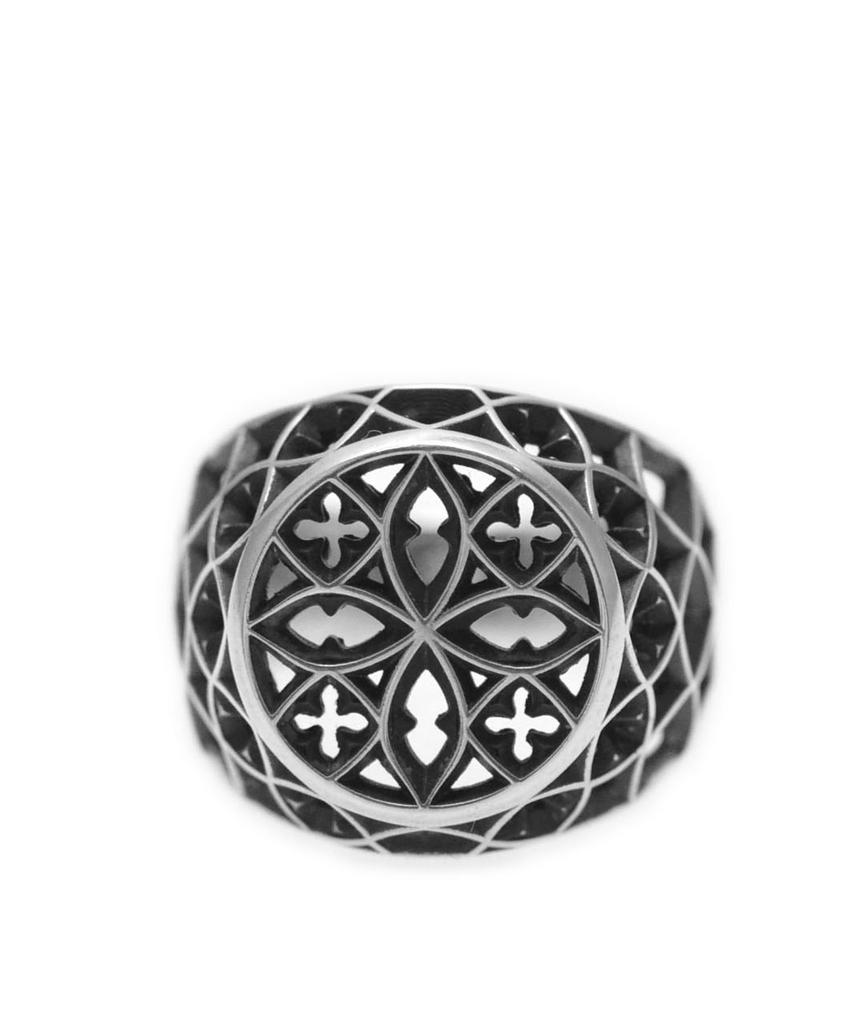 Vivus Ventana Sealing Antique Silver Ring