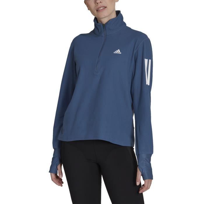 Sweatshirt de running adidas Own the Run - bleu - L pour femme