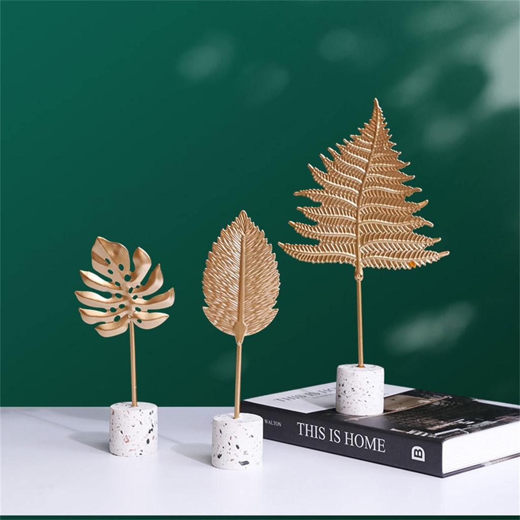 Iron Turtle Shell Leaf Sculpture Home Decorations Living Room TV Cabinet Desktop Small Craft Decoration