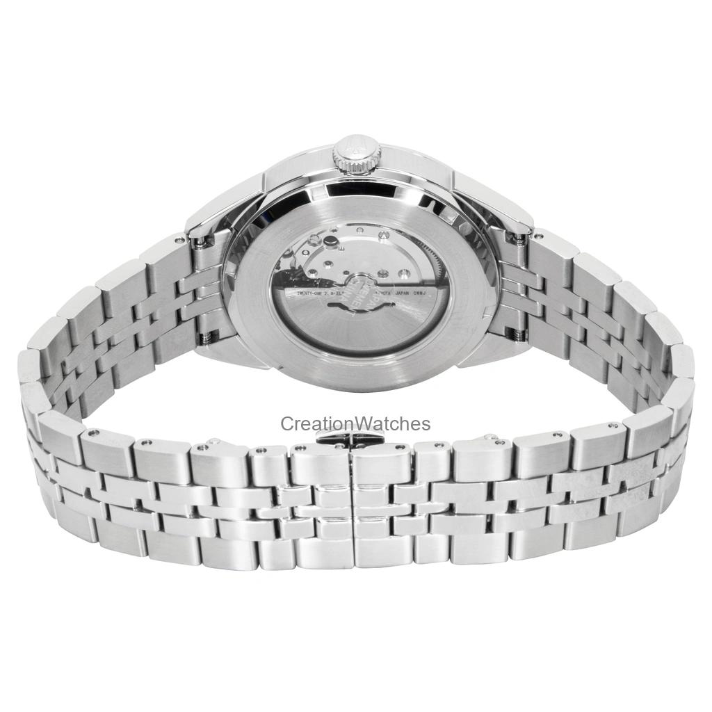 BULOVA Sutton Stainless Steel Ice Blue Dial Automatic 96B423 Men's Watch
