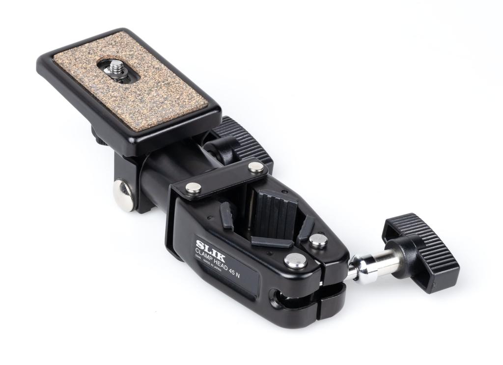 SLIK Tripod Accessory Clamp Head 45 N Pipe Diameter Load Capacity 3kg 209738 35-45mm