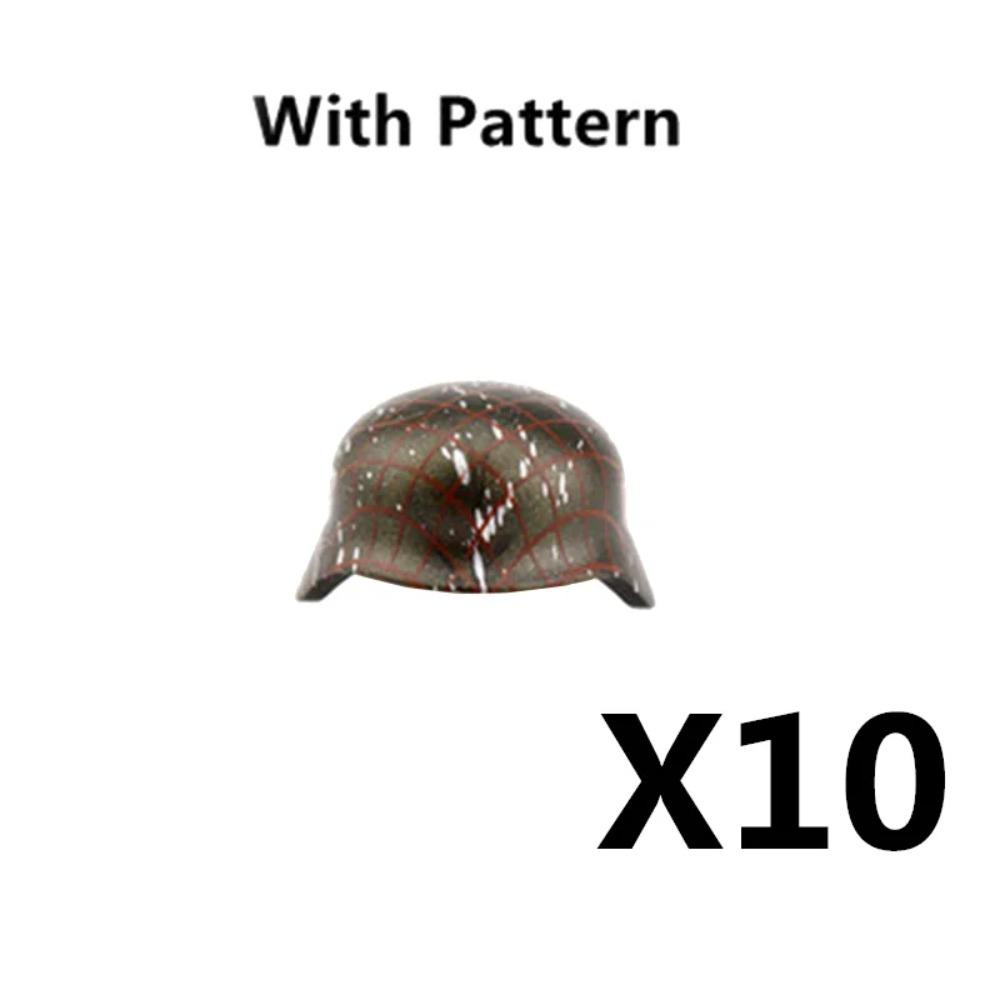 Military WWII MOC Hat Helmet Building Block German  US Soviet Soldier Figure Helmet M1 40 Beret  Accessories Brick Toy Gift K025