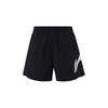 Li Ning Sports Lifestyle Series Solid Color Quick-Dry Breathable Casual Shorts Women Shorts Black YKSU098-1