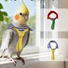 Adjustable Parrot Necktie Striped Pet Bird Tie Fashion Bird Bow Tie  Dress-up Accessory