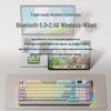 EWEADN V98Pro Triple-Mode Wireless Keyboard and Mouse Set with Smart Screen