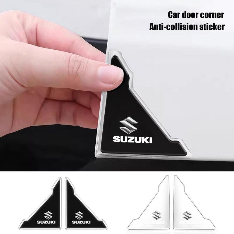 Car Stickers Door Corner Anti-collision Silicone Stickers For Suzuki Swift Jimny Ignis Alto SX4 Splash Baleno DZire Car Supplies
