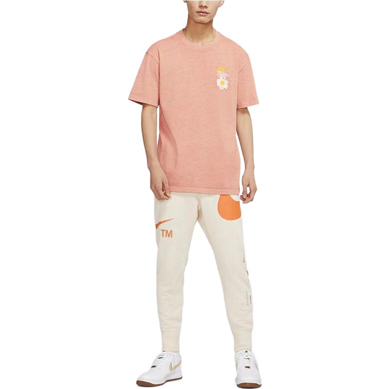 Nike Drop Shoulder Sleeve T-Shirt Men's Rock Pink DM6334-693