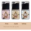Shiny Cell Phone Case for Samsung Galaxy Flip6, Inlaid with Shining Rhinestones Cover Rotating Metal Kickstand Holder Bracket Support Magnetic