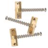 3Pcs Guitar Bridge Saddles Brass Recessed String Support Replacement for Stringed