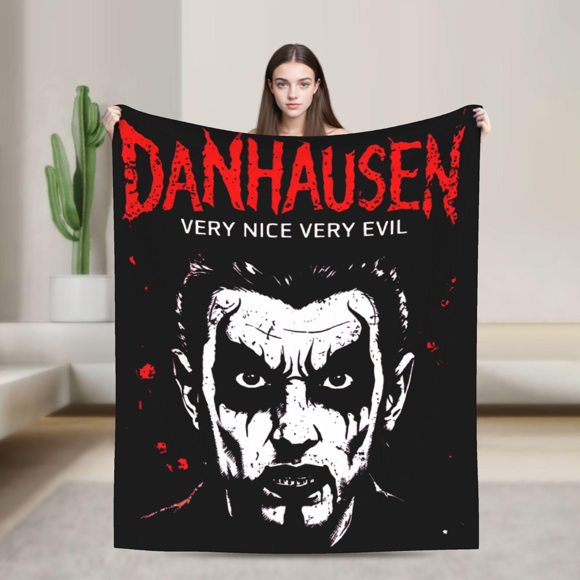 Danhausen Very Nice Very Evil Blankets Fleece  Winter  Multi-function Soft Throw Blanket for Bed Travel Rug Piece 100x150cm