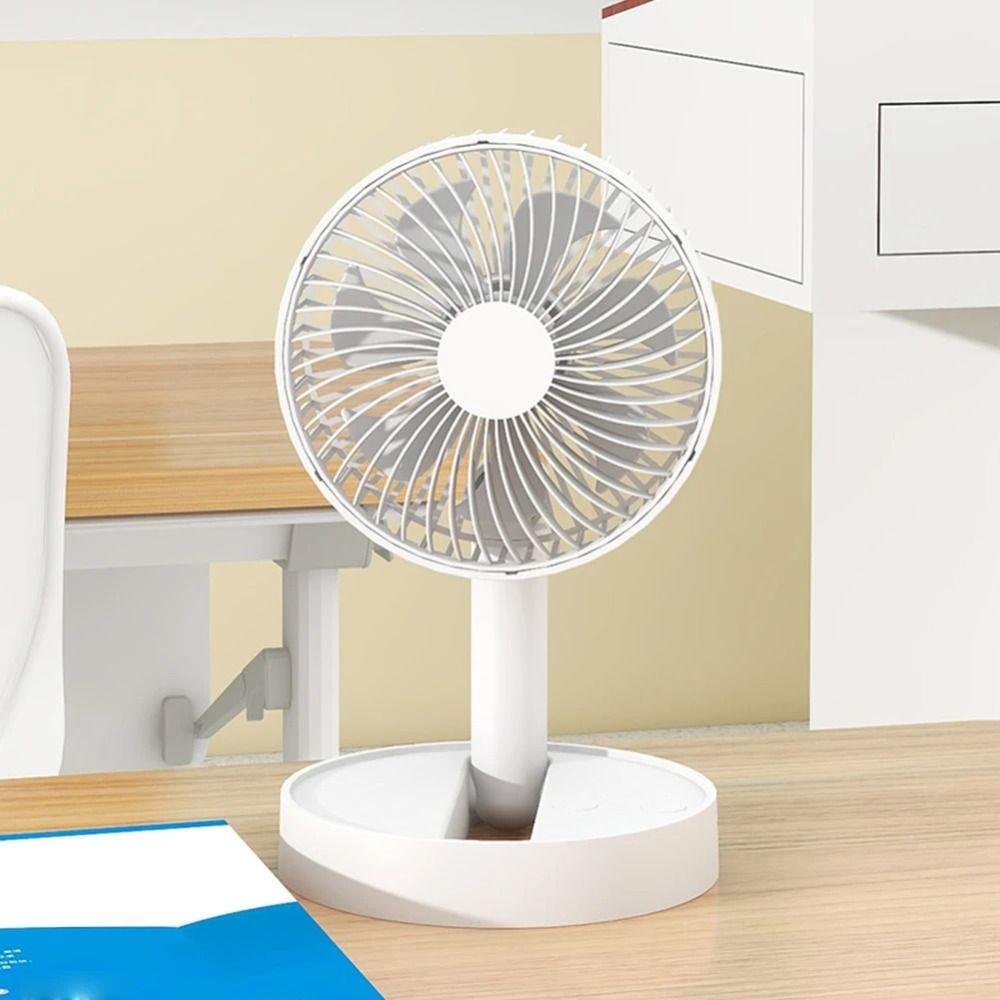3600mAh/1800mAh Desktop Table Fan 4 Speed Adjustable Mini USB Fan USB Desk Fan  Outdoor Camping