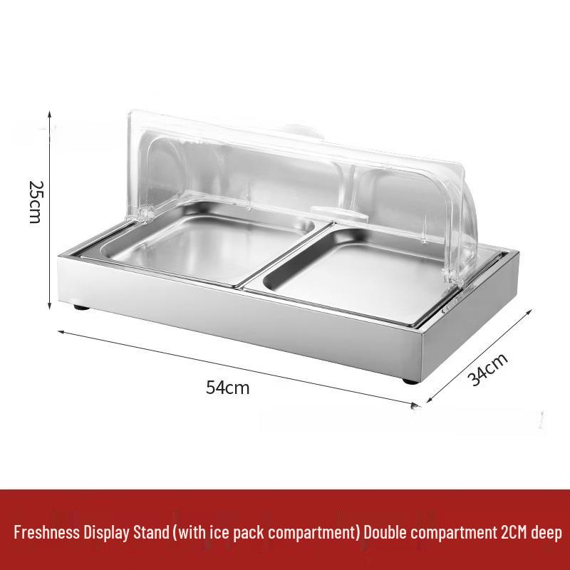 Коммерческий поднос для демонстрации и хранения свежих продуктов