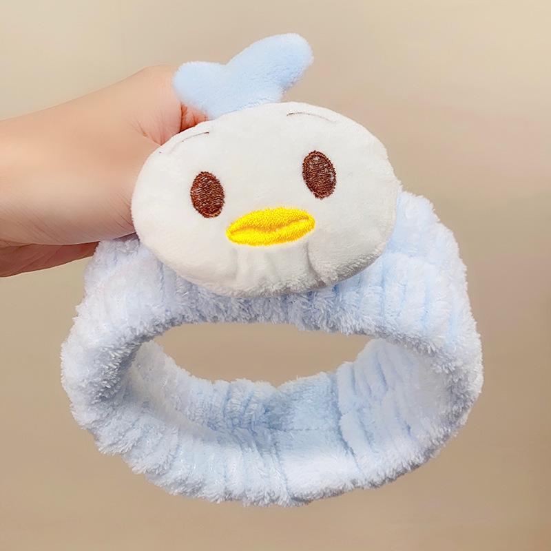 Sanrio Cartoon Face Wash Hair Band: Cute, Anti-Moisture Hair Tie/Headband for Beauty Routines