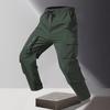 Men's Drawstring Multi Pocket Cargo Pants Men's Casual Quick Drying Straight Leg Cargo Pants