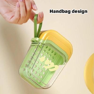 Mini Soap Case With Drain Rack Splash Proof Compact Design For Hotel Use Outdoor Activities And Daily Carry